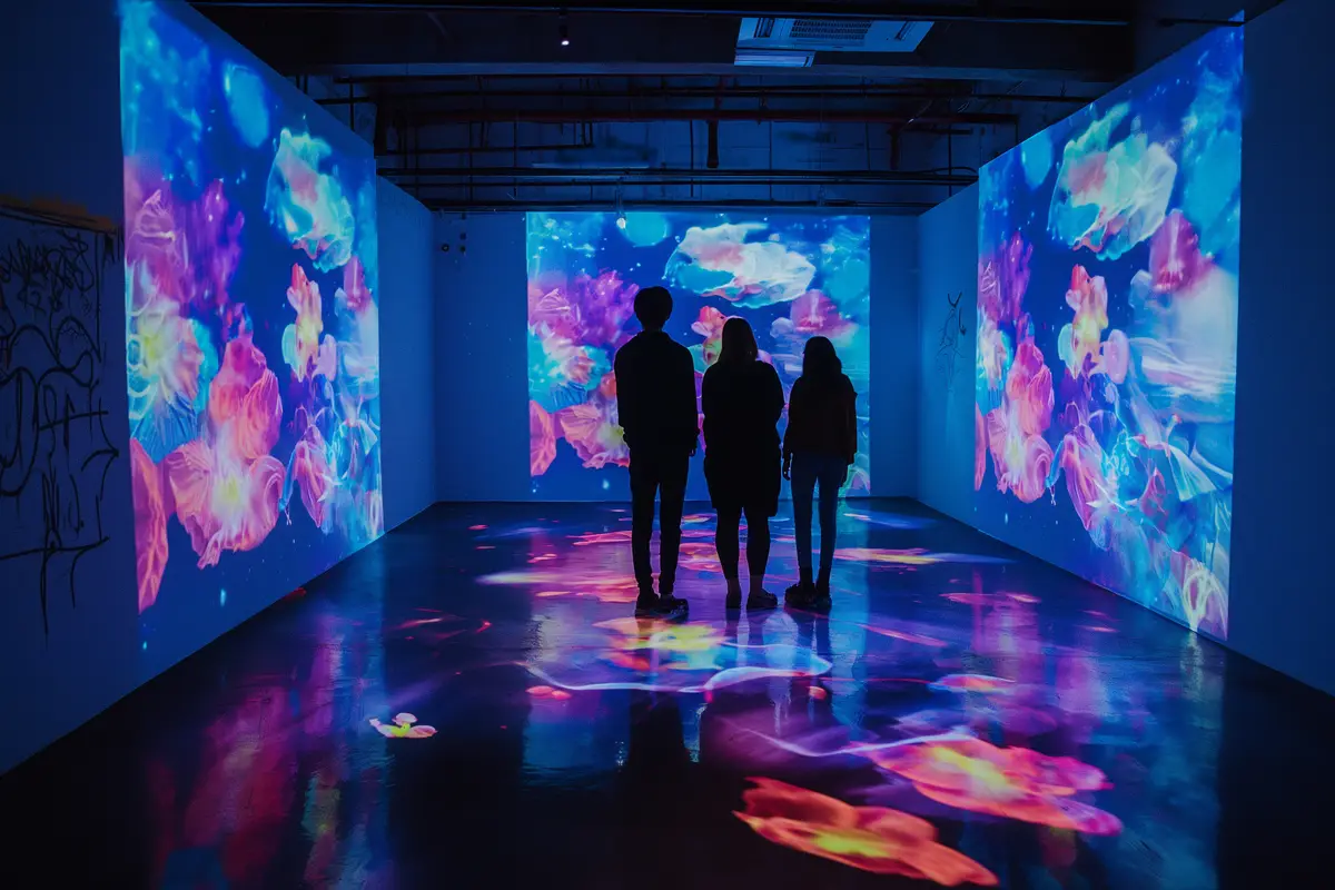 Digital art inmersive exhibition