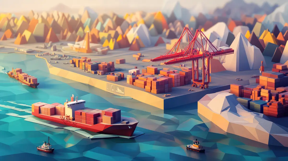 3PL Logistics and Transport AI generated illustration