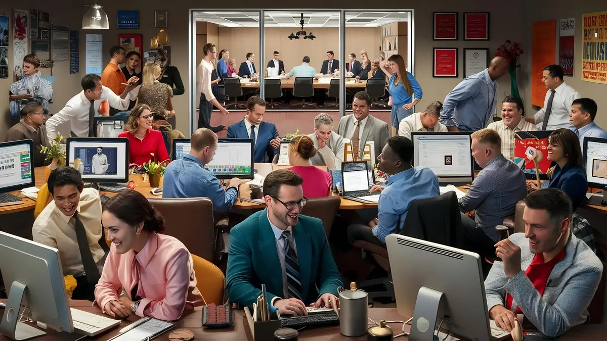 People in the office