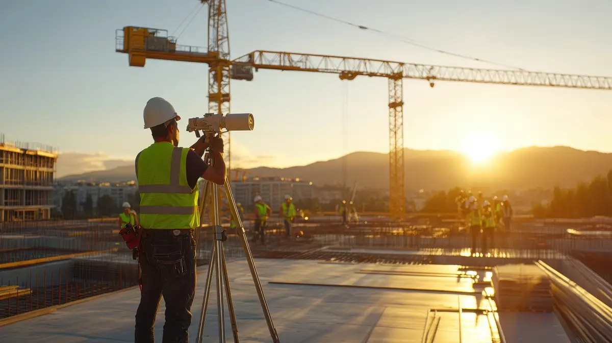 The Construction Worker Measuring Progress