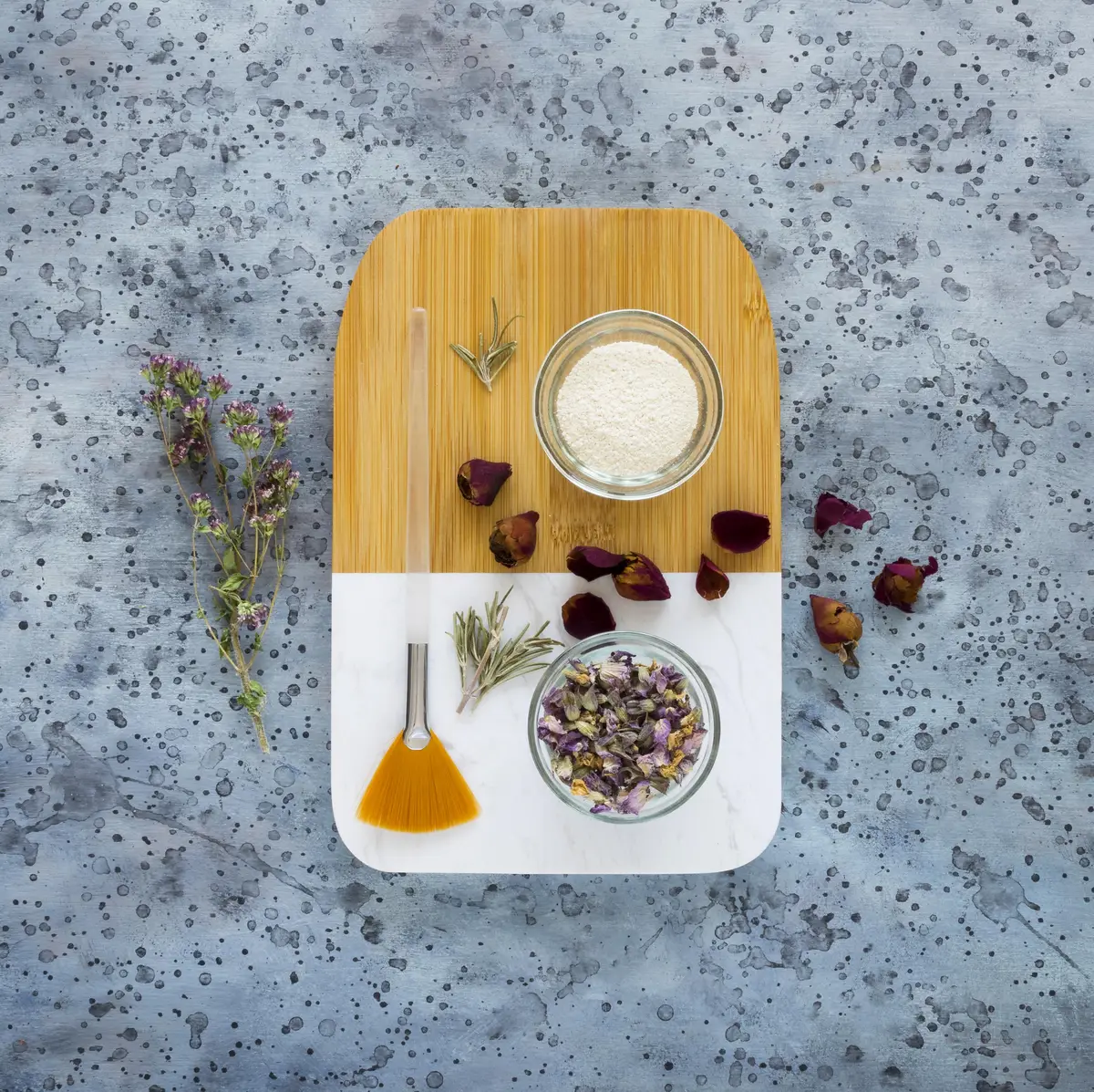 Top view of natural medicines