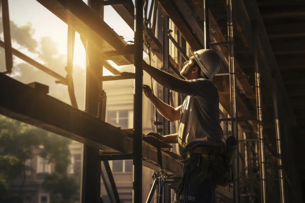 A man worker potrait