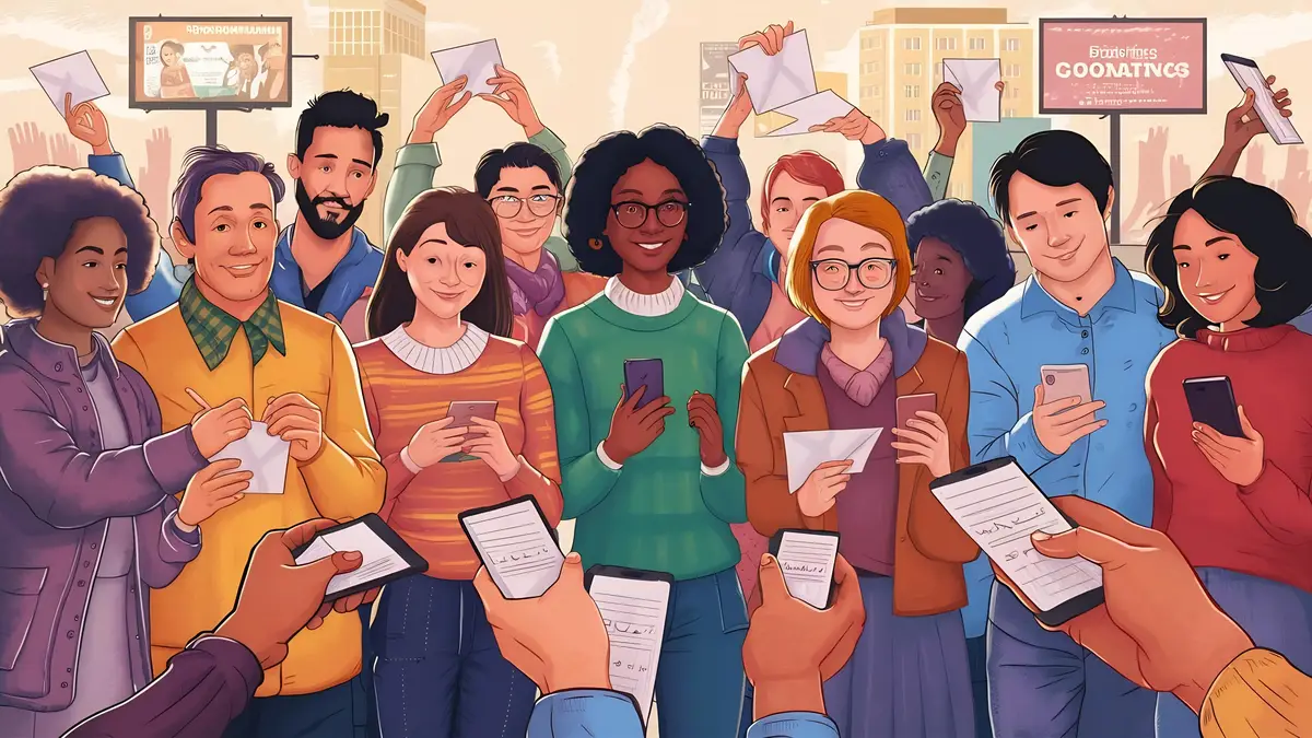 Medium shot people with donations