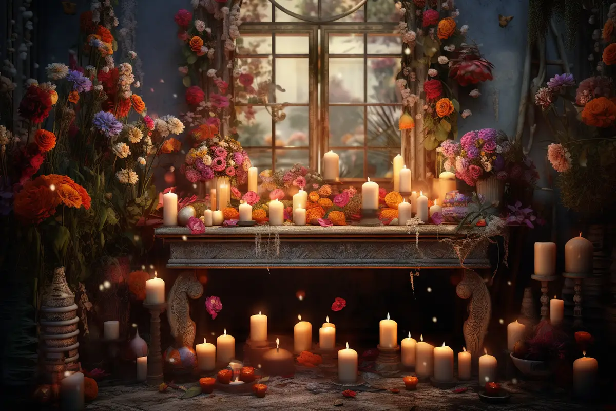 Dia de Las Velitasinspired digital collage featuri 00174 02