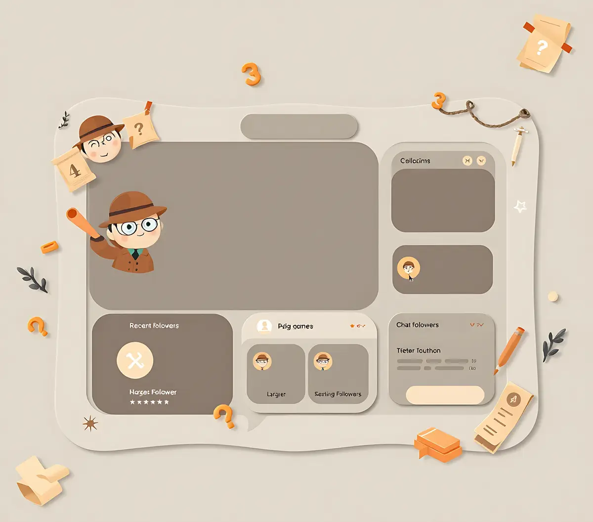 a cartoon drawing of a man and a man with a hat on