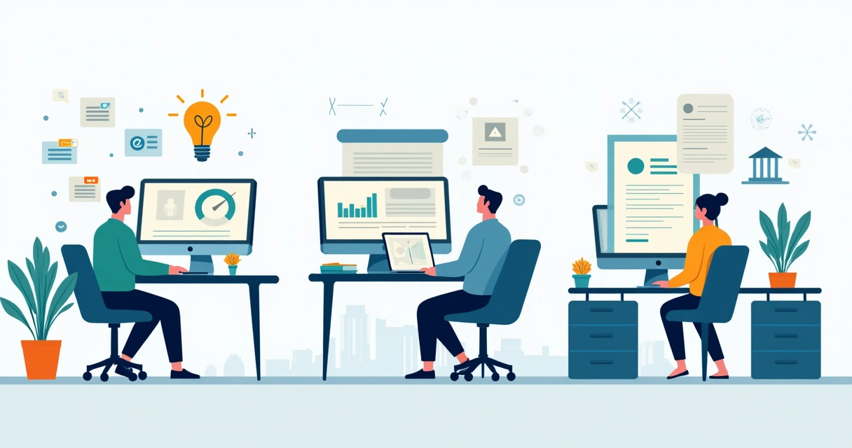 Empreendedor digital montando agência em cenário dividido entre ideia, validação e formalização empresarial 