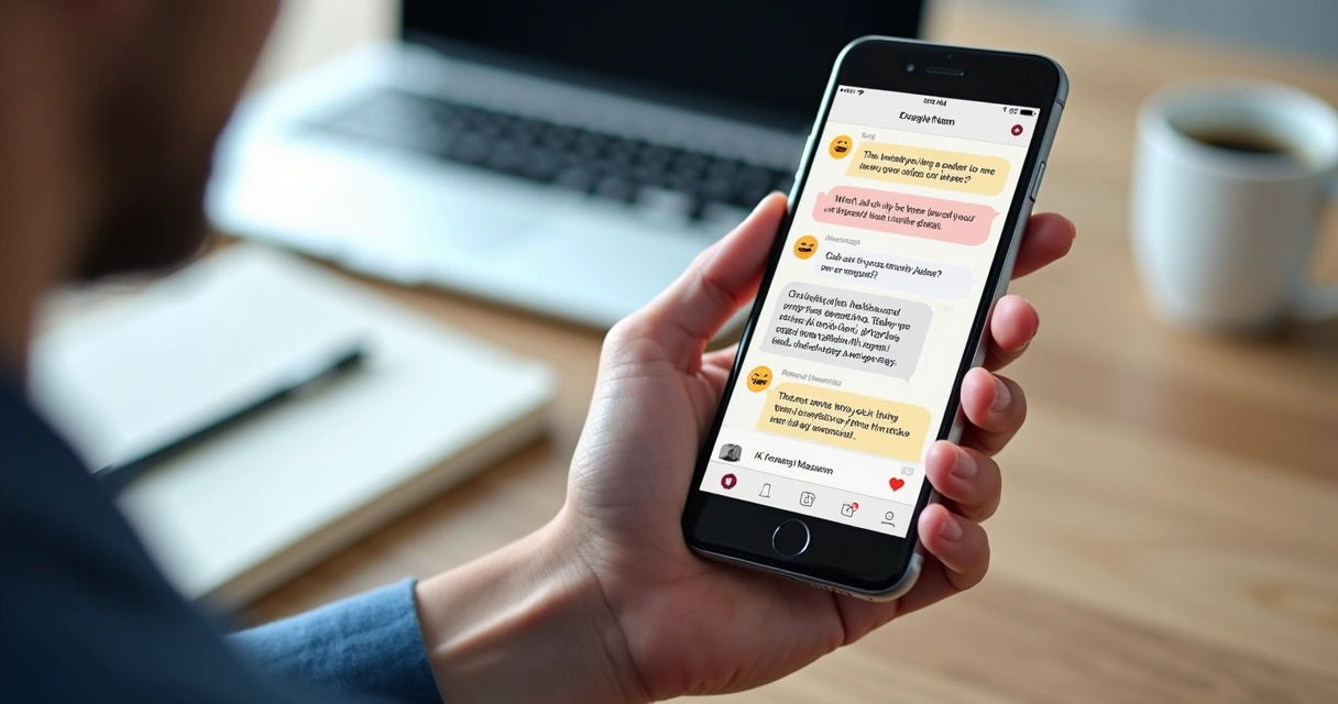 Mensagem personalizada enviada a cliente por aplicativo no celular 