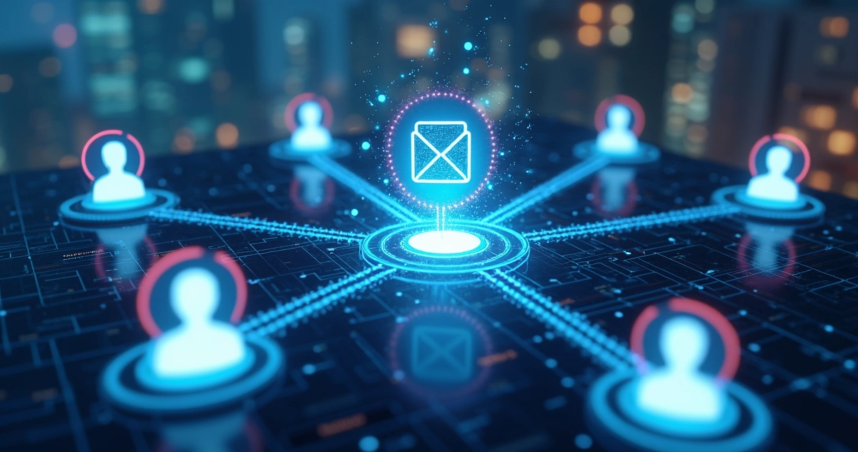 Diferentes canais de comunicação digital conectando leads a uma empresa 