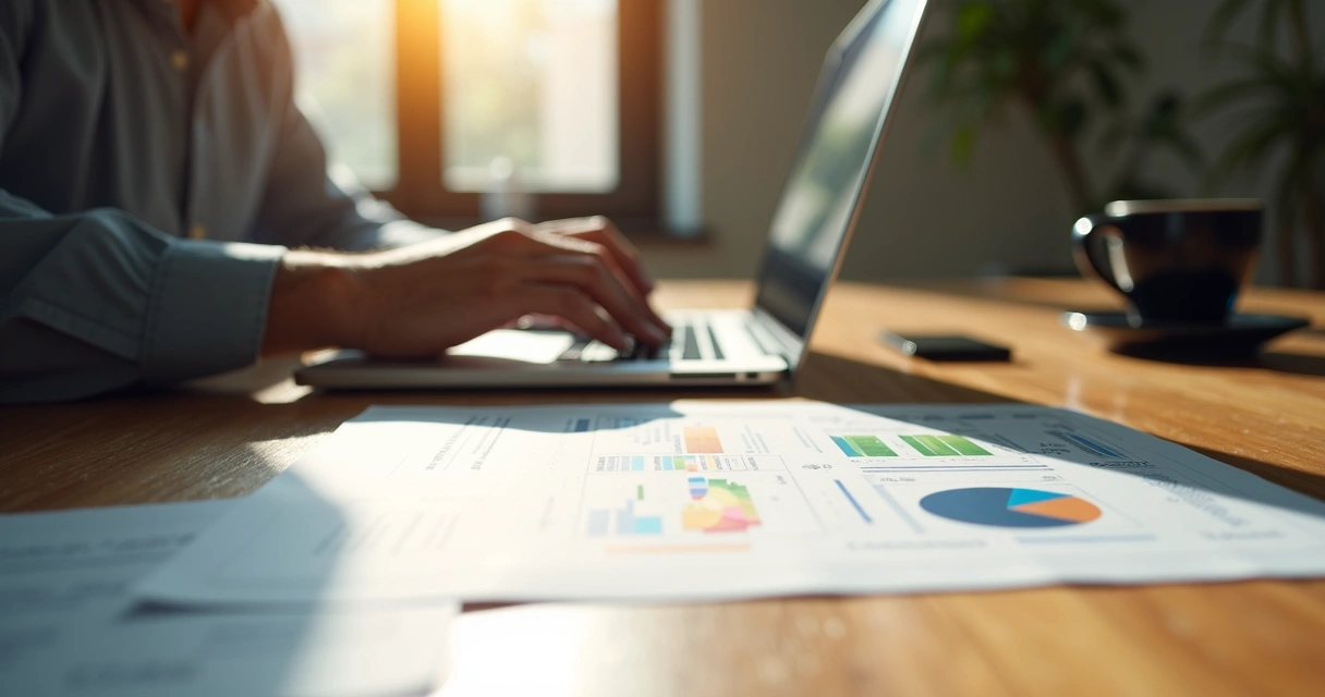 Pessoa preenchendo cadastro online em um notebook 