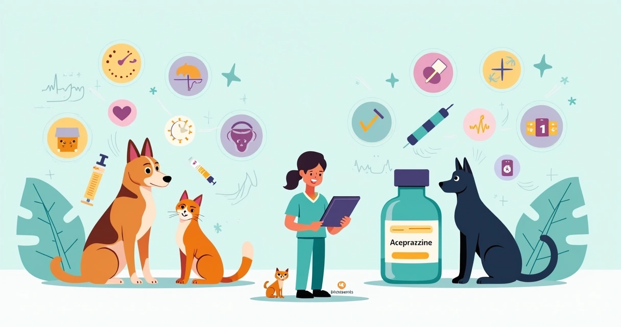 Comparação visual de acepromazina e dexmedetomidina na MPA de cães e gatos 