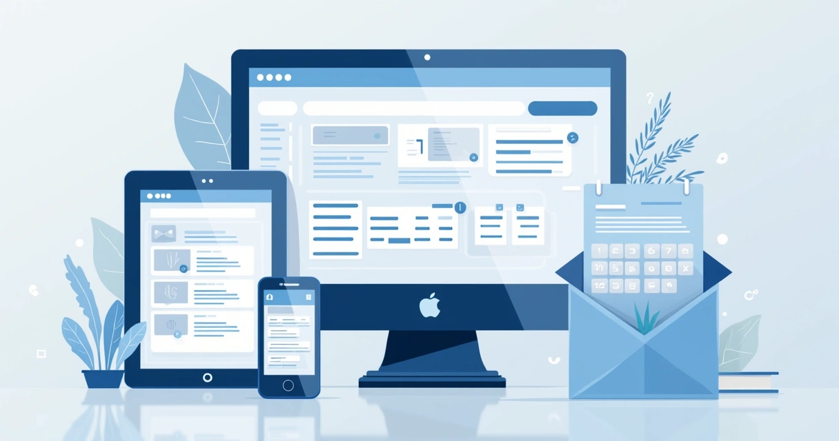 Interface digital acessível com elementos de acessibilidade como textos claros e leitores de tela 