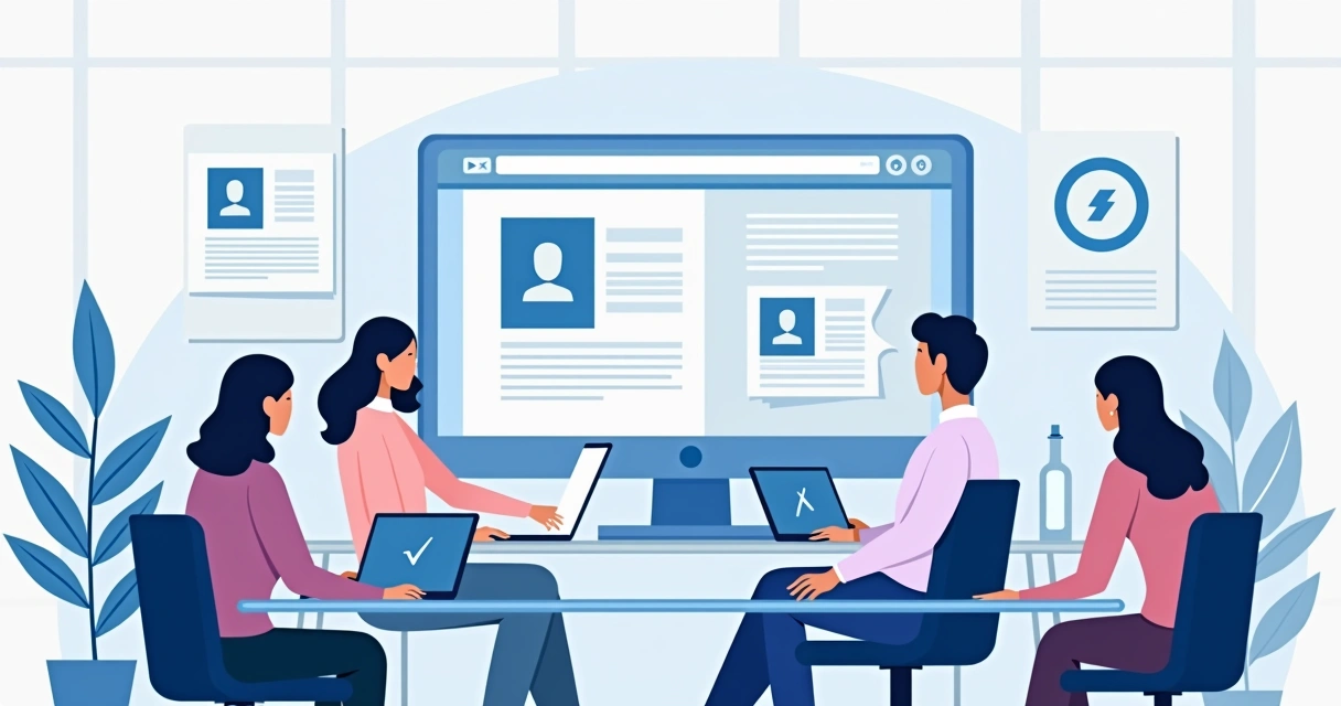 Pessoa usando teclado adaptado enquanto navega em site acessível