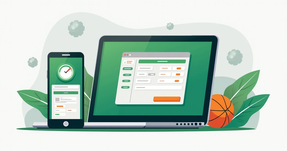 Acesso a site de apostas em celular e notebook 