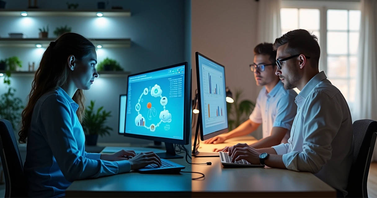 Contador acessando a nuvem em casa e no escritório 