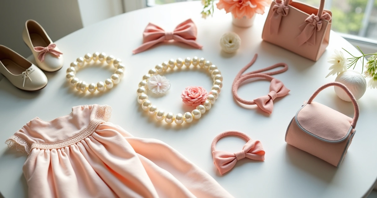 Acessórios infantis para combinar com vestido de festa