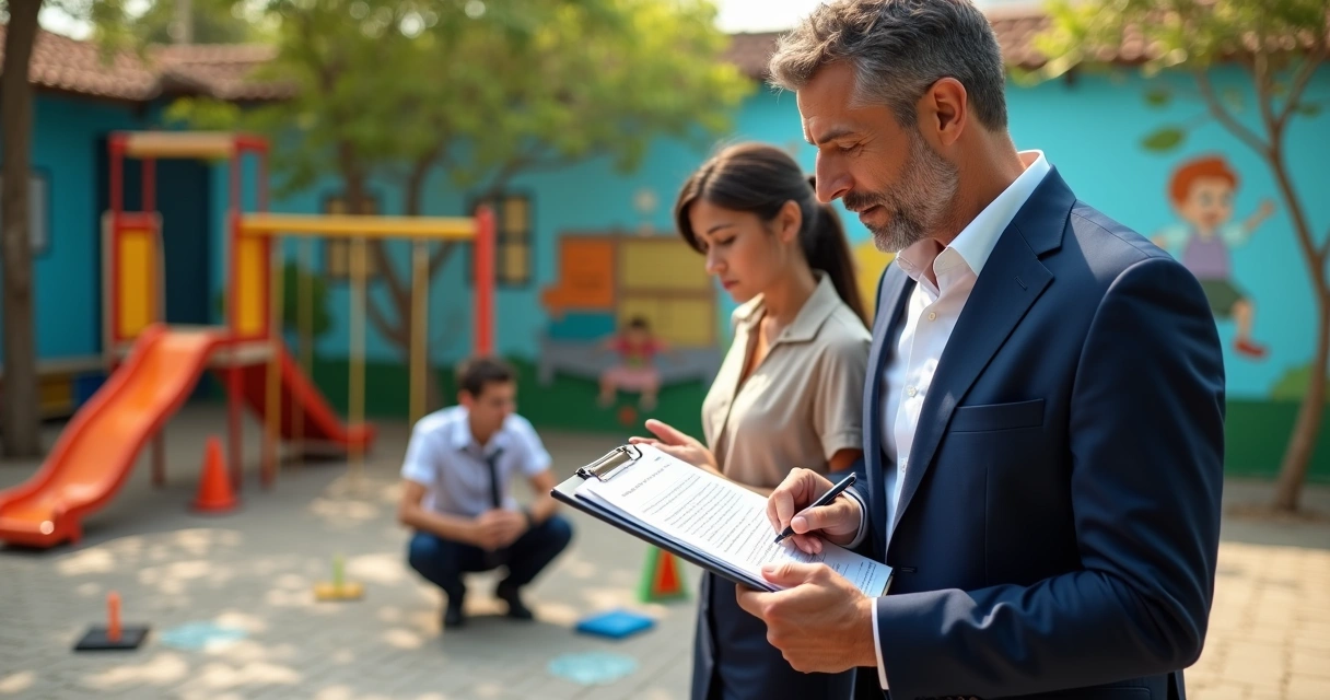 Advogado e diretora avaliam acidente de aluno em pátio escolar 
