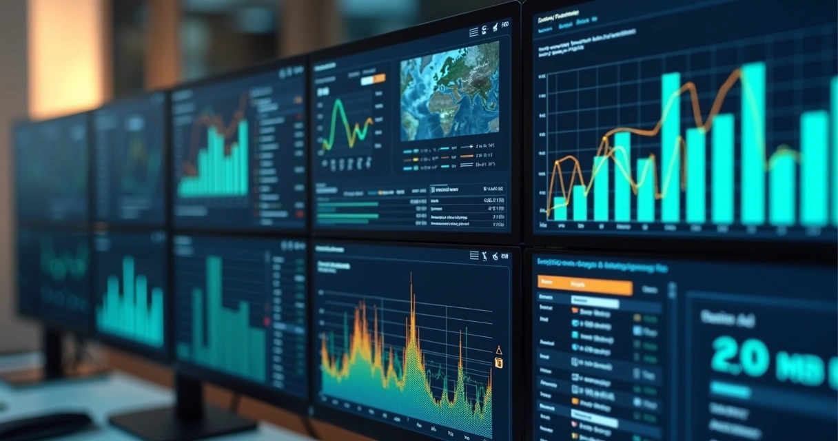 AI-powered dashboard showing many ad variants being tested