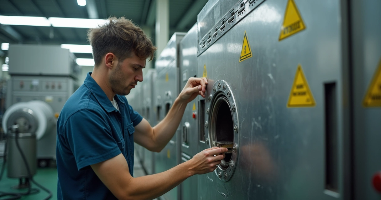 Erro ao adaptar acessório antigo em máquina de papel e celulose 
