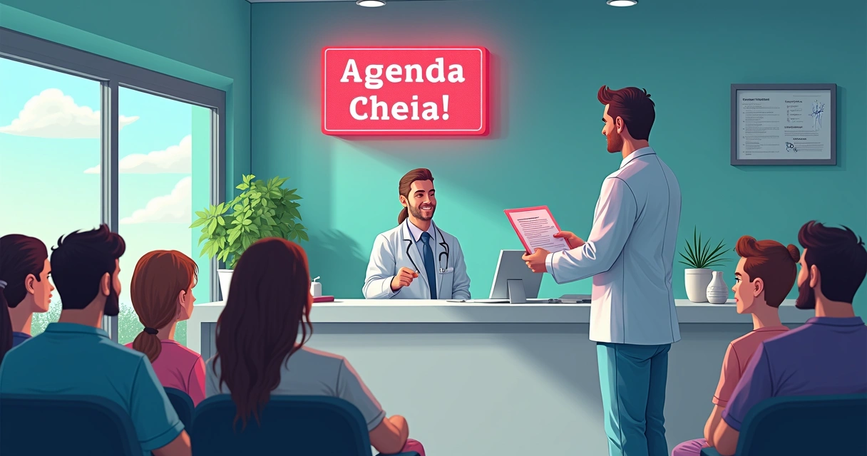 Promessa falsa de agenda cheia em clínica odontológica 