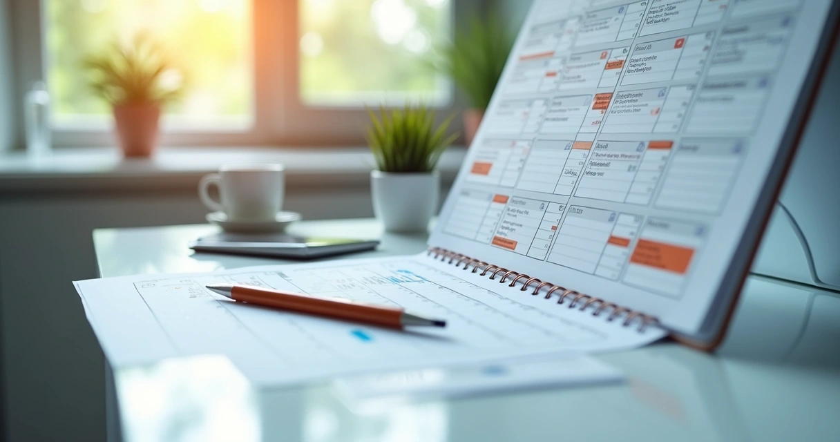 Agenda de clínica odontológica cheia de consultas 