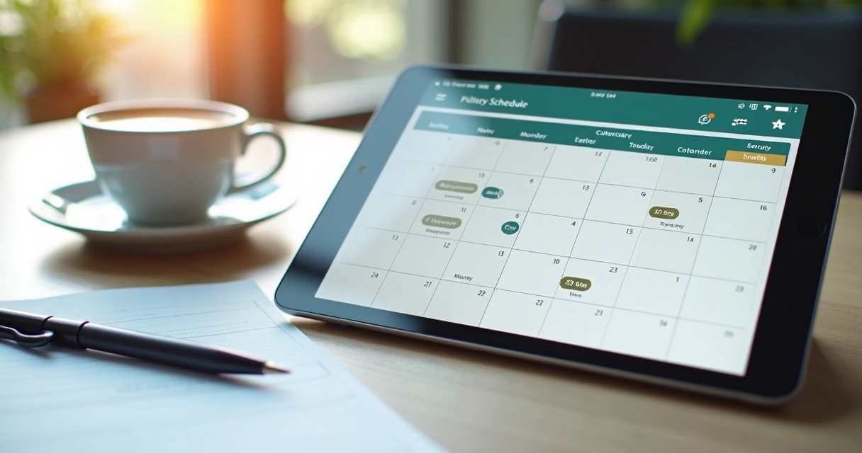 Agenda digital de clínica com horários marcados e notificações de WhatsApp 