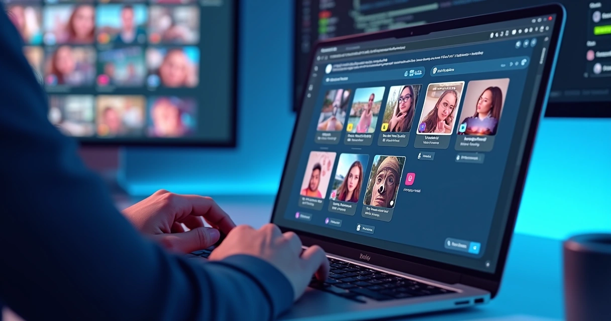Interface de programação automática de cortes de vídeo em várias redes sociais