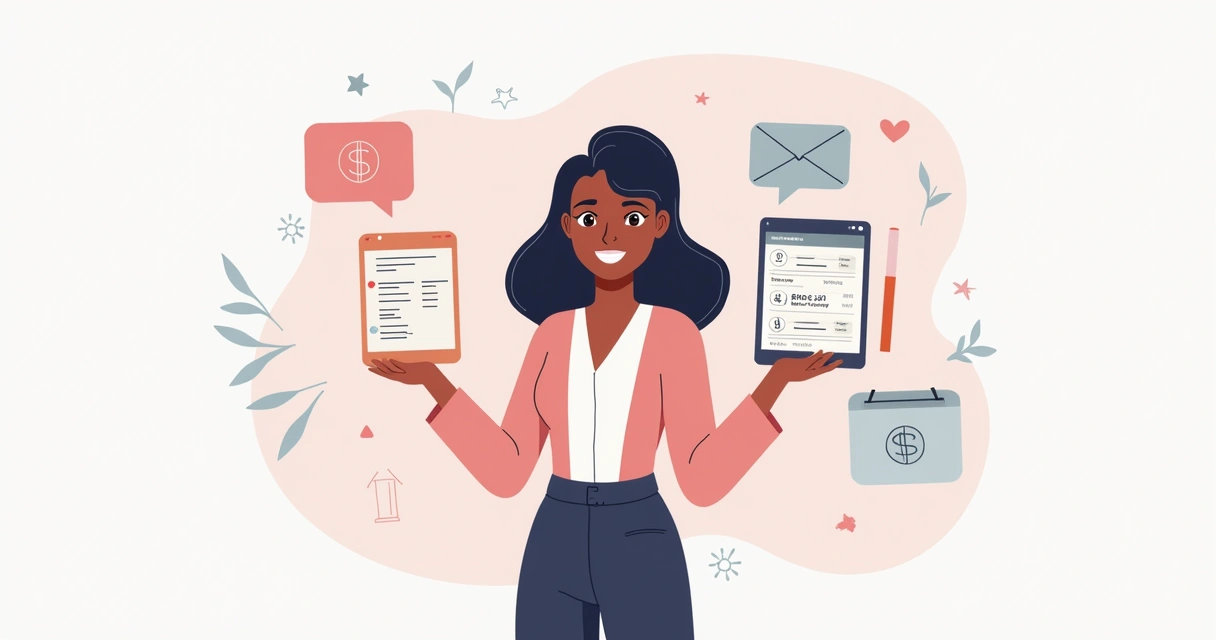 Agenda com separação das finanças pessoais e do negócio 