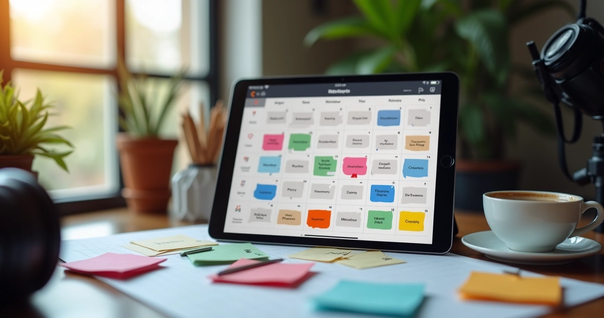 Agenda digital de fotógrafo com notificações de lembrete 