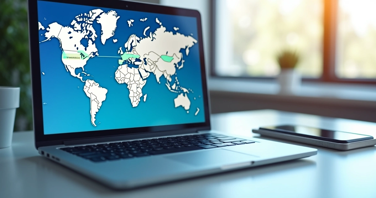 Agenda digital com mapa de fusos e horários de consulta 