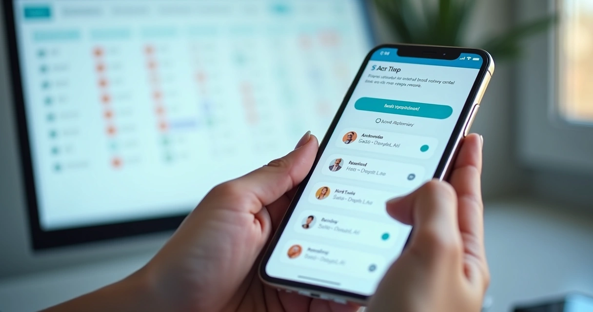 Tela de agendamento online de consulta odontológica 