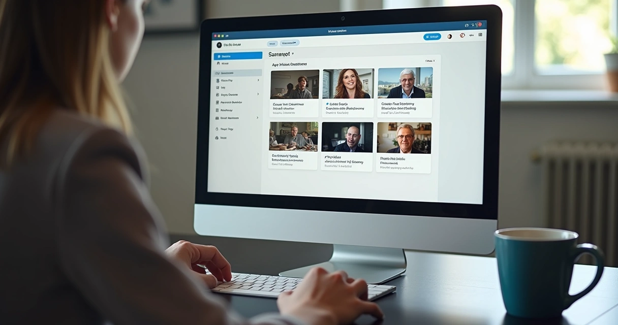 Interface de agendamento de posts em plataforma de edição 