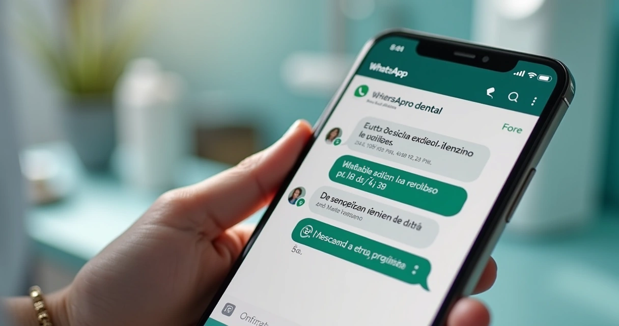 Agendamento de consulta odontológica pelo WhatsApp 