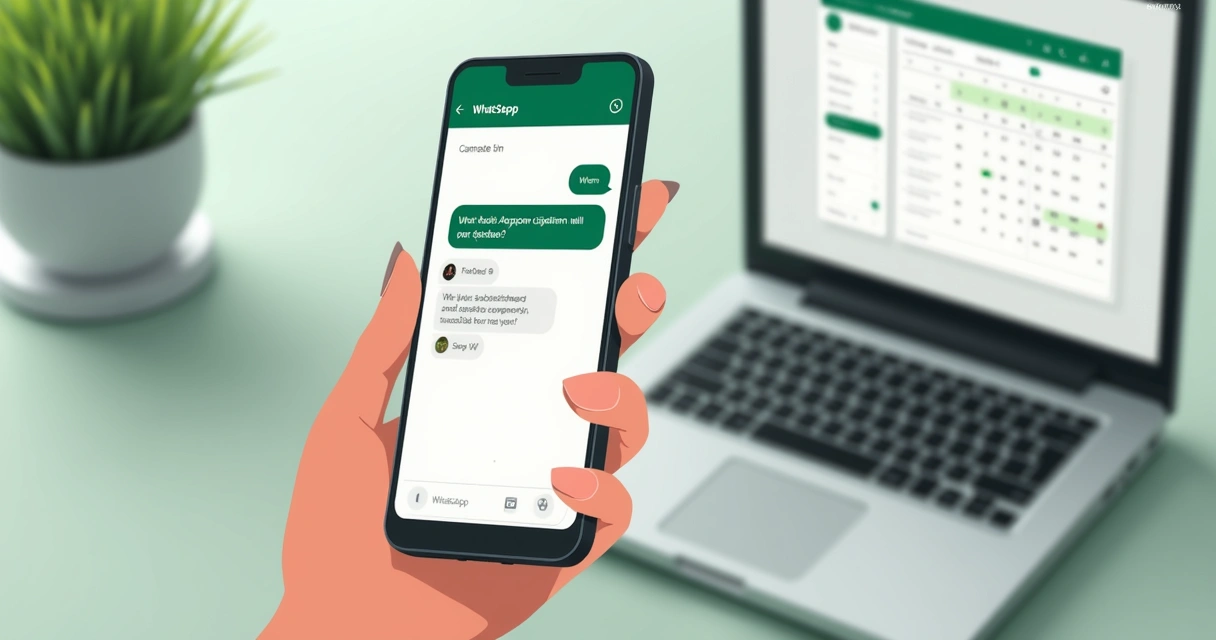Tela de agendamento de consulta via WhatsApp com confirmação automatizada 