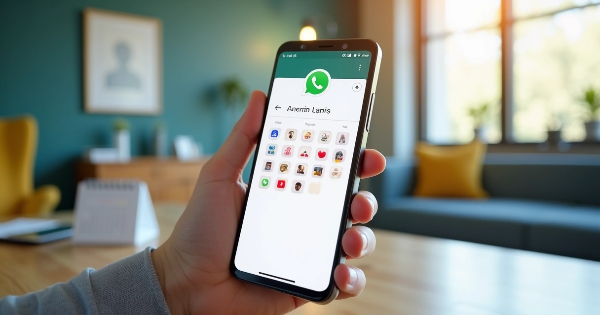 Tela de smartphone mostrando agendamento de consulta pelo WhatsApp