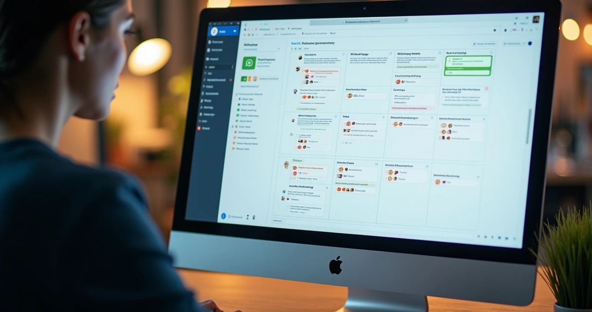 Tela de CRM mostrando agendamento de mensagens