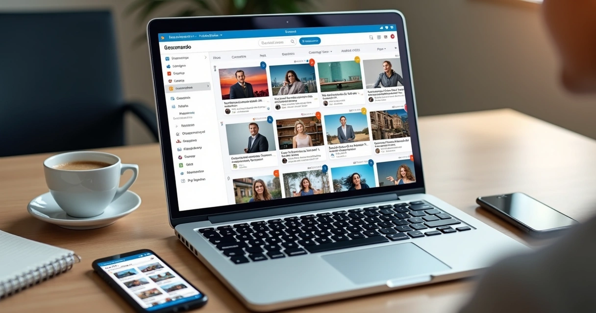 Calendário de agendamento de vídeos para redes sociais 