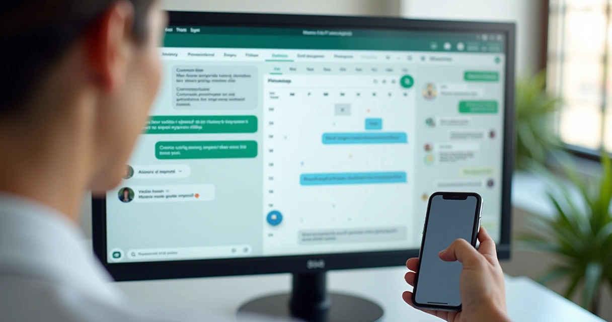 Assistente de IA do WaSpeed agendando um horário no calendário integrado ao WhatsApp