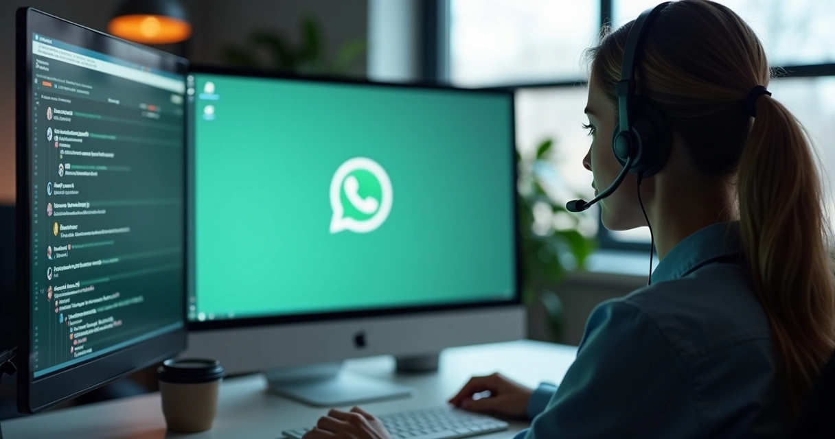 Agente visualizando histórico do cliente em tela de atendimento