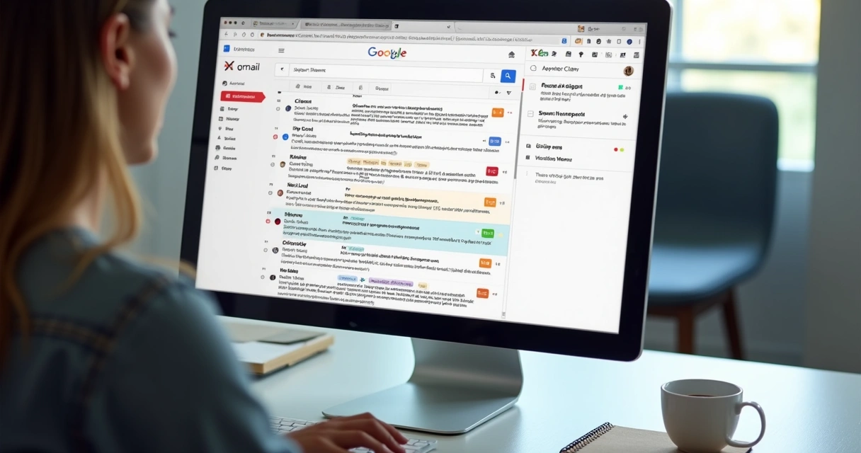 Interface do OpenClaw mostrando bot realizando triagem de e-mails no Gmail 