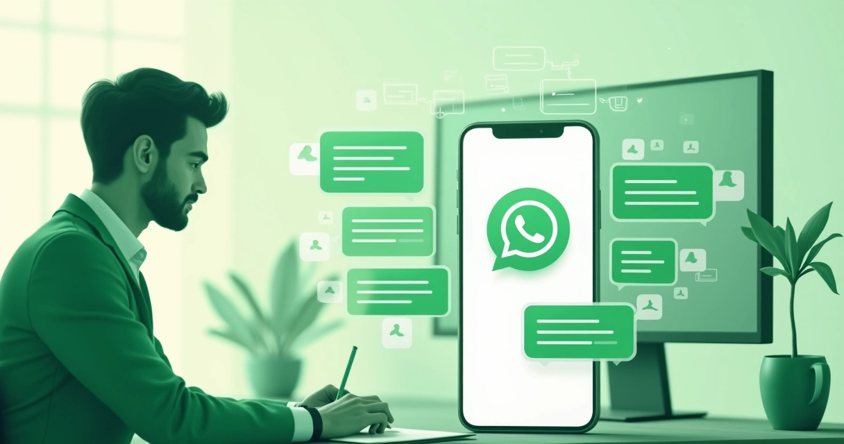 Atendente de IA respondendo clientes no WhatsApp