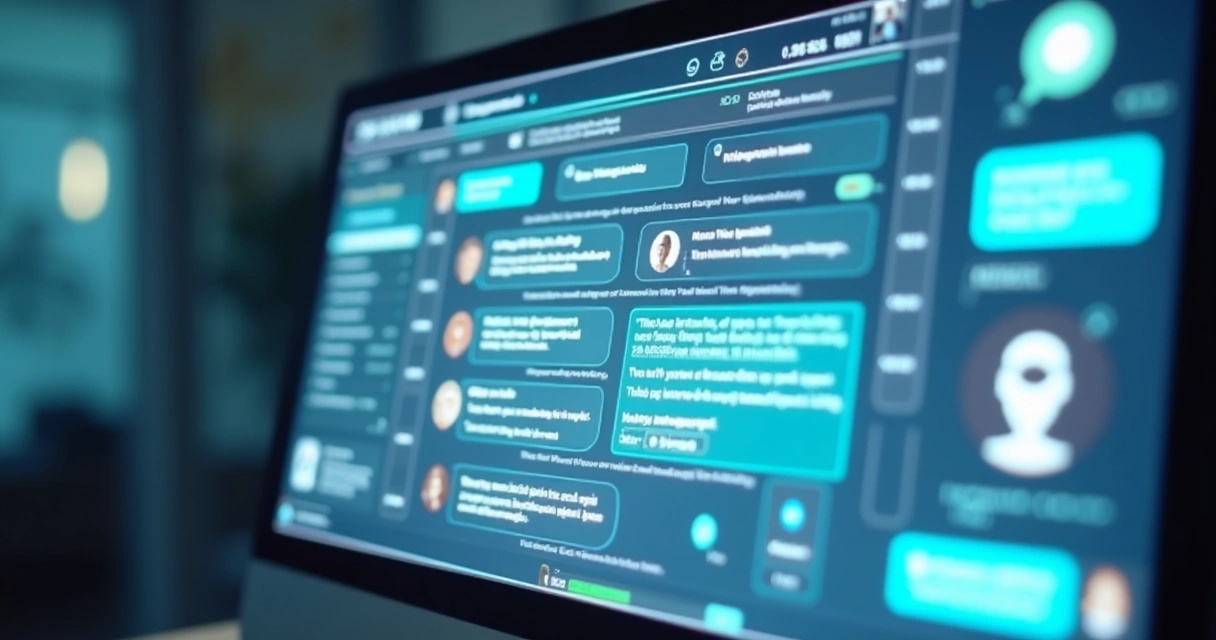 Interface mostrando agente de IA gerenciando cobrança 