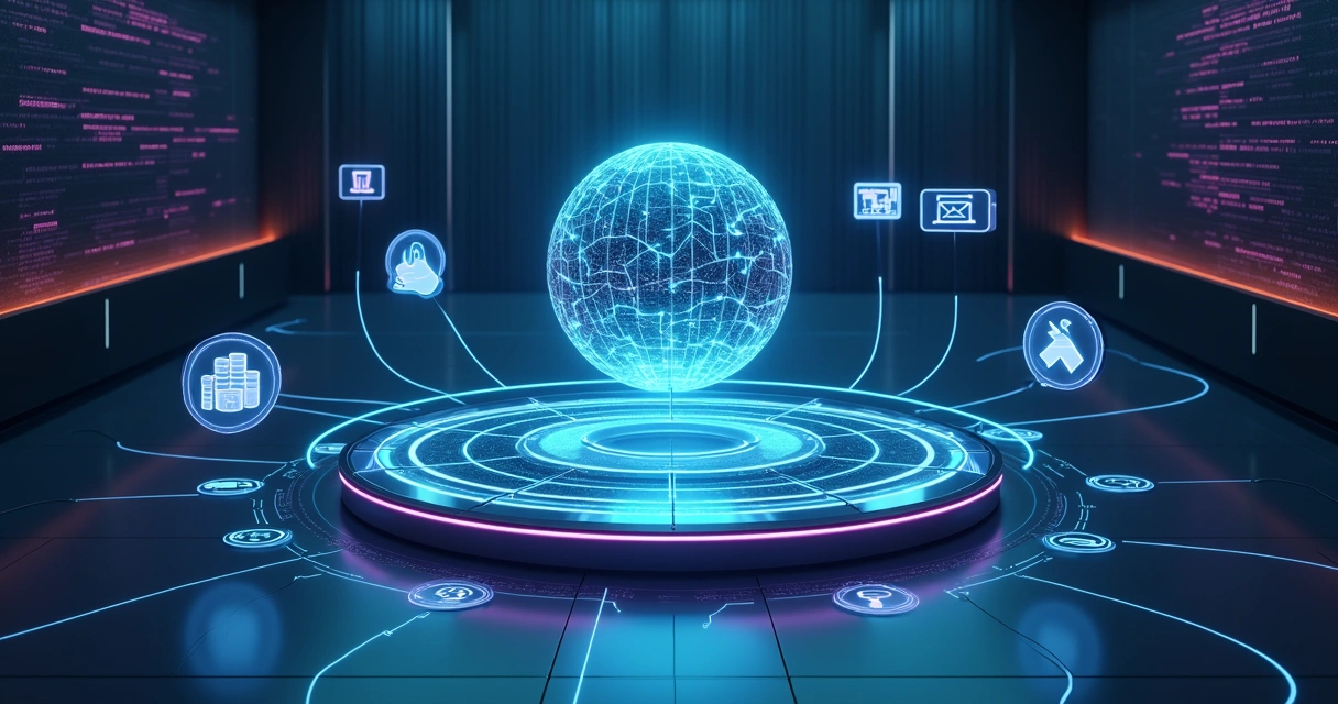 Painel de IA orquestrando automaticamente fluxos de ecommerce em múltiplos canais 