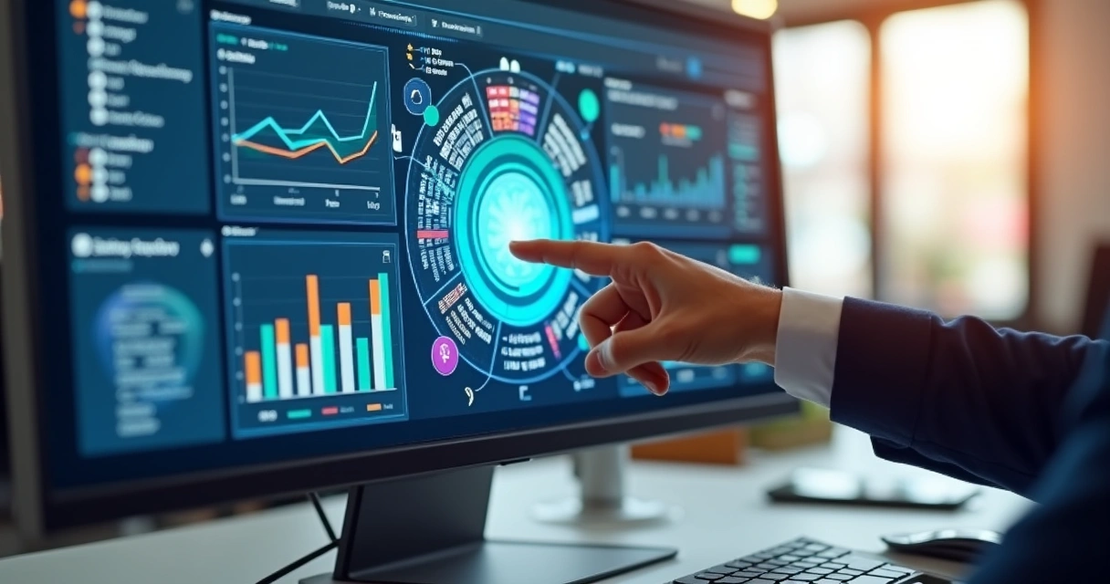 Tela de CRM integrada com agente de IA, automação comercial em ação 