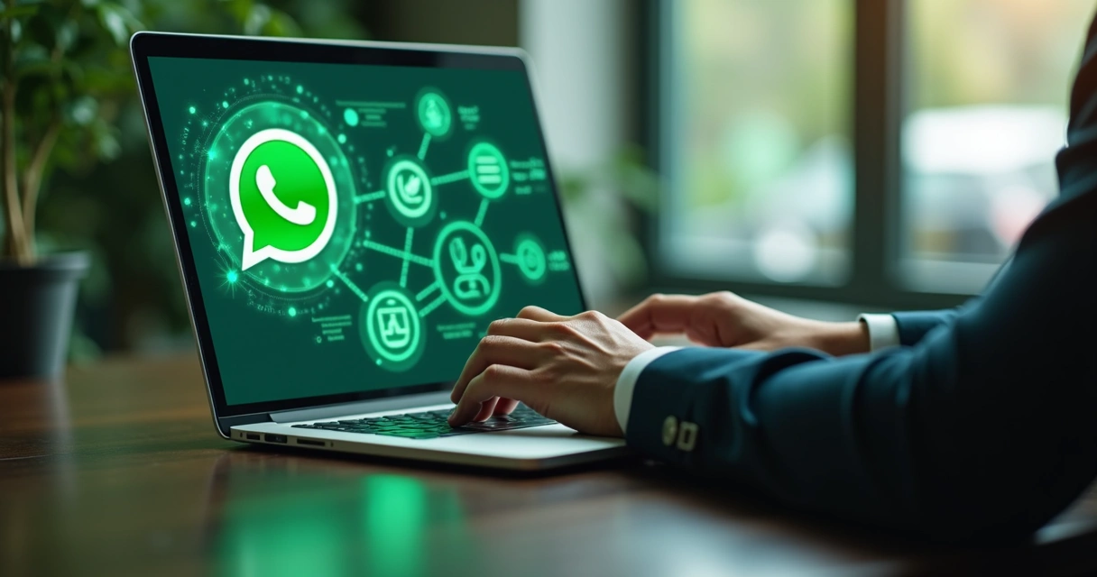 Agente IA automatizando interações de negócios no WhatsApp 