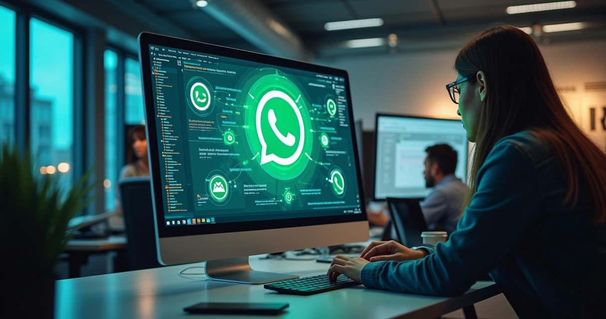 Agente inteligente interagindo com clientes do negócio via WhatsApp 