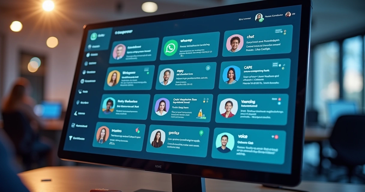 Painel multicanal com agente de IA Salesforce 