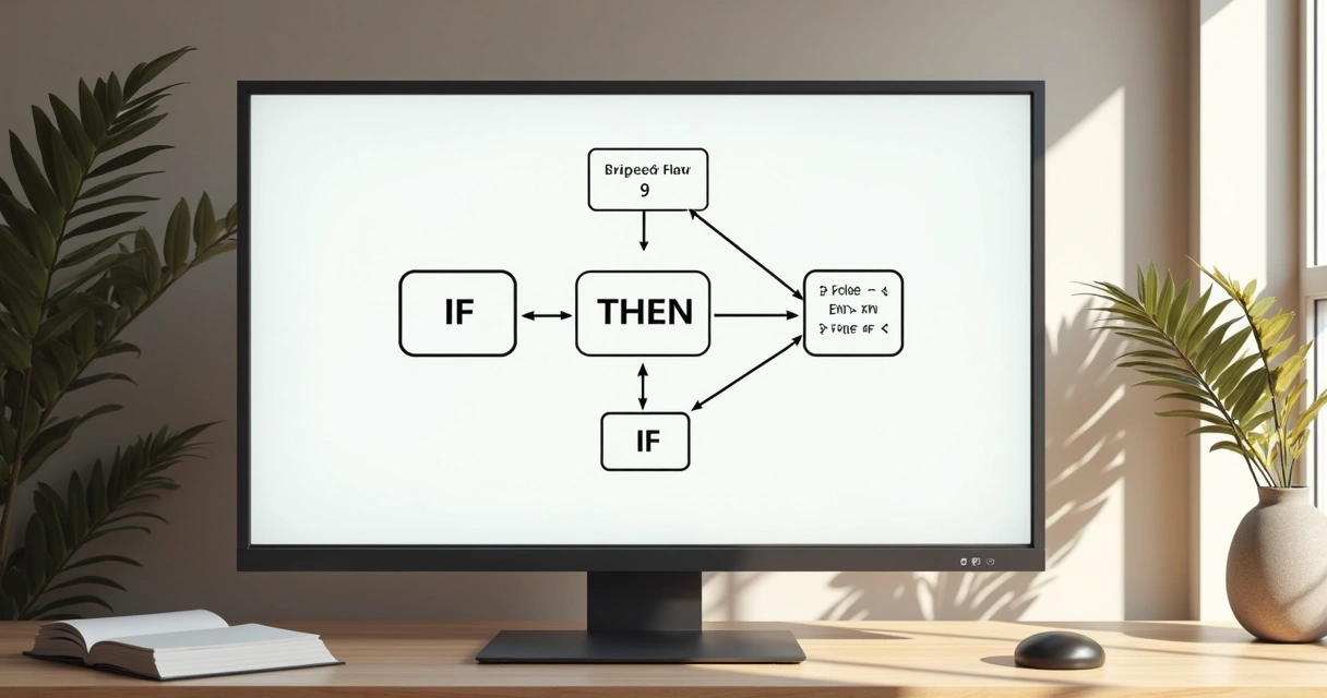 Representação visual de regras simples automatizadas em um painel digital 