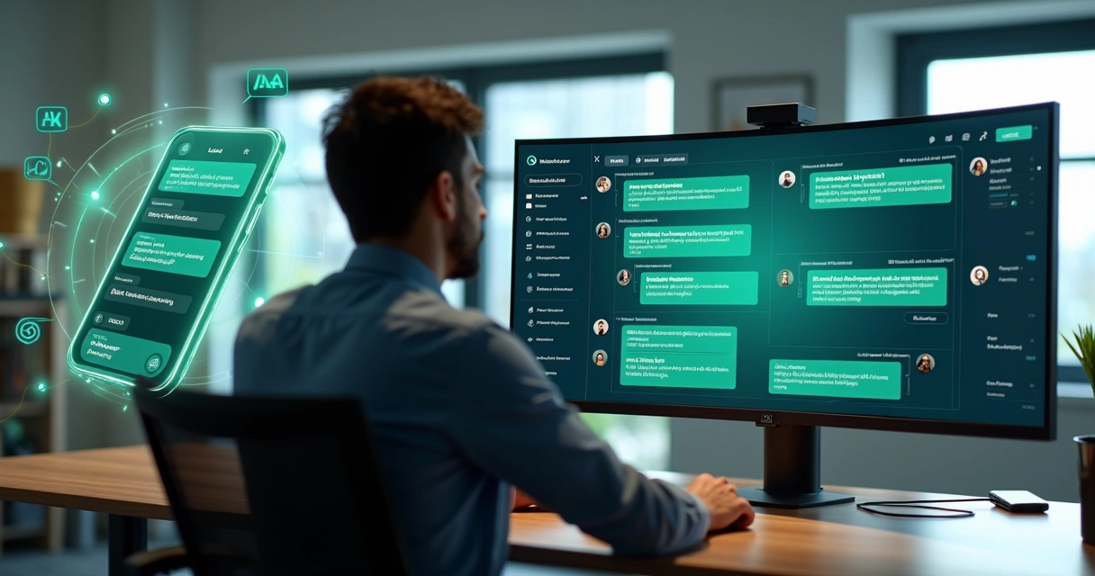 Agente de vendas com painel de IA atendendo clientes no WhatsApp 