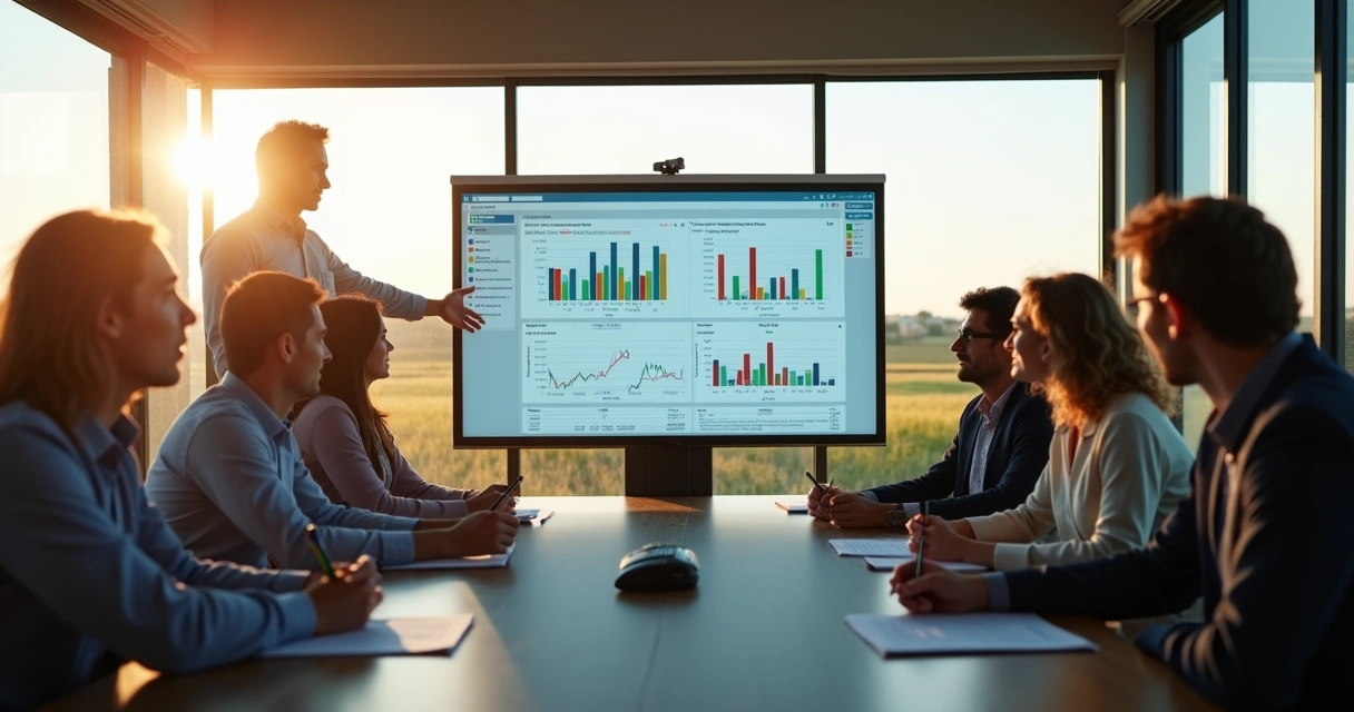 Training session for agri-business CFOs on risk management platform 