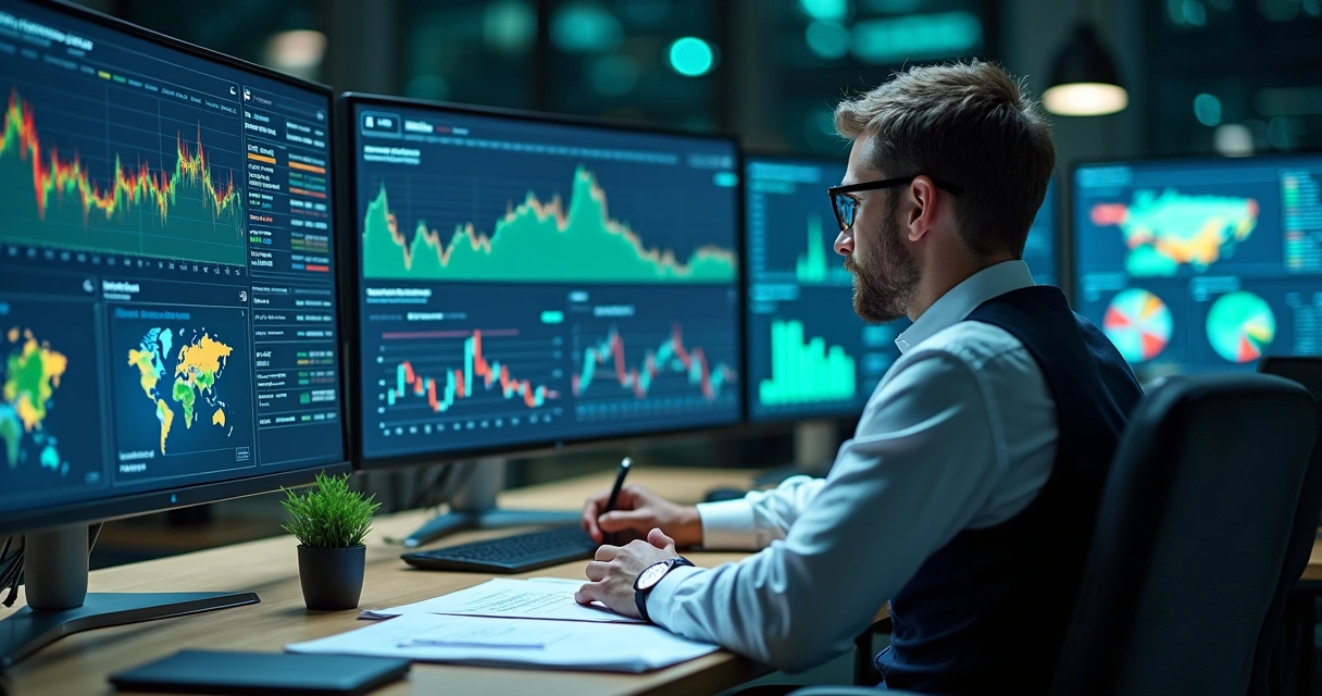 AI analytics dashboard for commodity risk management 